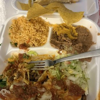Lucy's Taco Shop - My 20. Enchilada & Taco Combo, yummy. - Tacos Near Me - Bend, Oregon