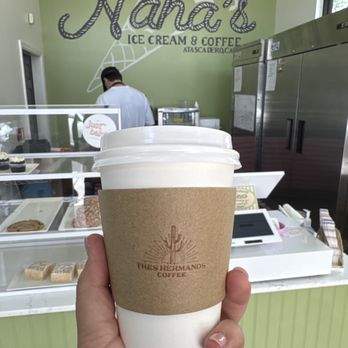Nana's Ice Cream & Coffee - Delicious lattes! Sooo happy to have Tres Hermanos coffee available downtown. Will be back to try an affogato! - Ice Cream & Frozen Yogurt Near Me - Atascadero, California Nana's Ice Cream & Coffee - Delicious lattes! Sooo happy to have Tres Hermanos coffee available downtown. Will be back to try an affogato! - Ice Cream & Frozen Yogurt Near Me - Atascadero, California