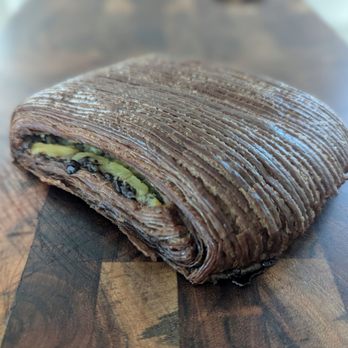 Jyan Isaac Bread - Pan Au Swisse. Chocolate and vanilla cream layers. - Bakeries Near Me - Santa Monica, California Jyan Isaac Bread - Pan Au Swisse. Chocolate and vanilla cream layers. - Bakeries Near Me - Santa Monica, California