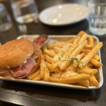 CRAFT Coral Gables - Bacon Burger with truffle fries - Breakfast & Brunch Near Me - Coral Gables, Florida CRAFT Coral Gables - Bacon Burger with truffle fries - Breakfast & Brunch Near Me - Coral Gables, Florida