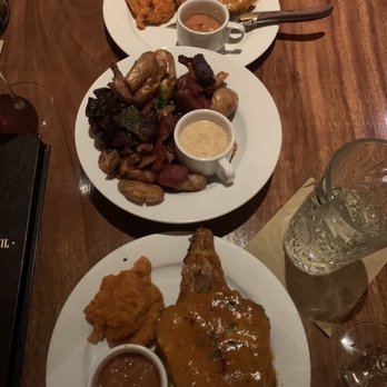 Brass & Anvil - Pork chop and purple potatoes side - Salad Near Me - Carbondale, Colorado Brass & Anvil - Pork chop and purple potatoes side - Salad Near Me - Carbondale, Colorado