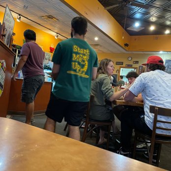 Cafe Java - Round Rock - Inside is busy on Mother's Day. - Coffee & Tea Near Me - Round Rock, Texas