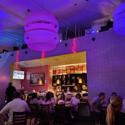 Shiki - View of sushi bar from seating area.