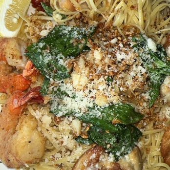 Assaggio - Kapolei - Chicken & Shrimp Picante: they forgot the spices & chili flakes that it should come with. - Italian Near Me - Kapolei, Hawaii Assaggio - Kapolei - Chicken & Shrimp Picante: they forgot the spices & chili flakes that it should come with. - Italian Near Me - Kapolei, Hawaii