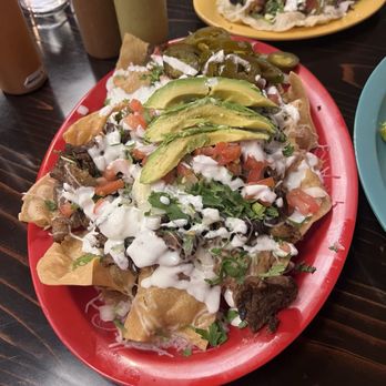 Los Jefes Taqueria - Super Nachos with carne asada - Tacos Near Me - Milpitas, California Los Jefes Taqueria - Super Nachos with carne asada - Tacos Near Me - Milpitas, California