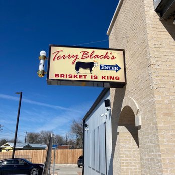 Terry Black's Barbecue - Entrance itself outside - Barbeque Near Me - Lockhart, Texas