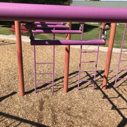 Riverdale Park - Monkey bars on 5-12 yr old playground