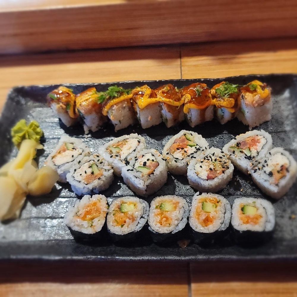 Blue Sushi Sake Grill - *LION KING *CABO ROLL *SAKE (GF) - Sushi Bars Near Me - Houston, Texas Blue Sushi Sake Grill - *LION KING *CABO ROLL *SAKE (GF) - Sushi Bars Near Me - Houston, Texas