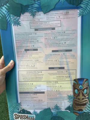 Menu photo 2 Splash Bar Honolulu, HI Menu photo 2 Splash Bar Honolulu, HI