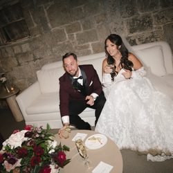 EverAfter Events - Happy faces of relaxed bride and groom