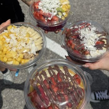 Playa Bowls - We all had different bowls! - Acai Bowls Near Me - Wilmington, North Carolina Playa Bowls - We all had different bowls! - Acai Bowls Near Me - Wilmington, North Carolina