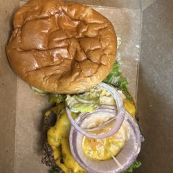 Oriental Garden Chinese Restaurant - Double cheeseburger