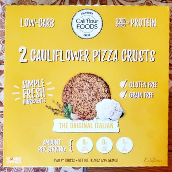 Walmart Supercenter - WALMART carries CALI'FLOUR! Very thin but very tasty low-carb/keto frozen pizza crust! - Department Stores Near Me - Thomaston, Georgia