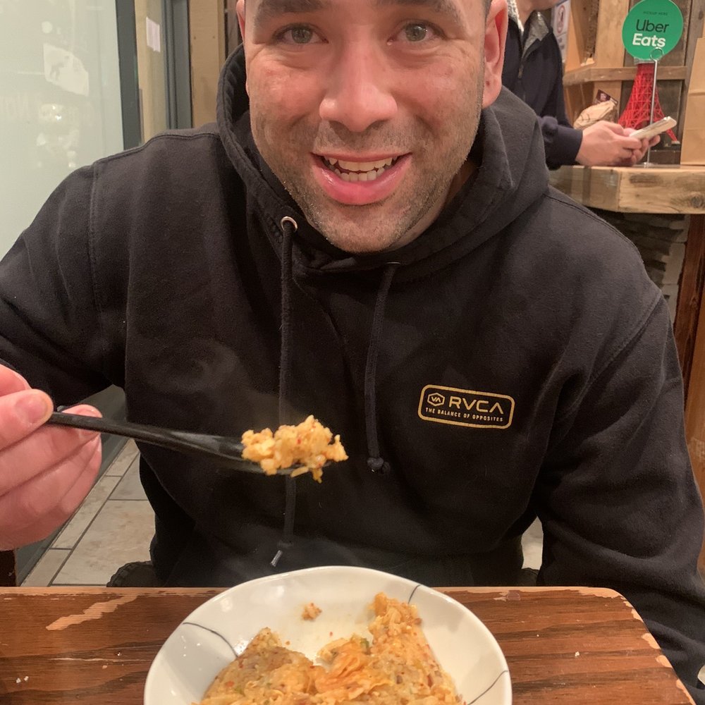 G-men Ramen - They brought us kimchi fried rice (not on the menu but SHOULD BE ON THE MENU!!) we could eat this with every meal it's so so good!! - Ramen Near Me - Richmond, British Columbia