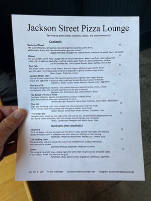 Menu photo 4 Jackson Street Pizza Lounge Seattle, WA Menu photo 4 Jackson Street Pizza Lounge Seattle, WA