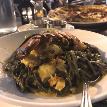 Siena Tavern - Lobster squid ink linguine - Italian Near Me - Chicago, Illinois Siena Tavern - Lobster squid ink linguine - Italian Near Me - Chicago, Illinois