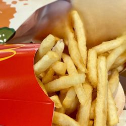 McDonald's - Fries and chicken sandwich