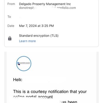 Delgado Property Management - Deactivate account because I didn't pay deposit and application was denied - Property Management Near Me - Benicia, California Delgado Property Management - Deactivate account because I didn't pay deposit and application was denied - Property Management Near Me - Benicia, California