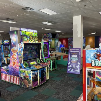 Chuck E. Cheese - a variety of arcade games - Pizza Near Me - Laguna Hills, California Chuck E. Cheese - a variety of arcade games - Pizza Near Me - Laguna Hills, California