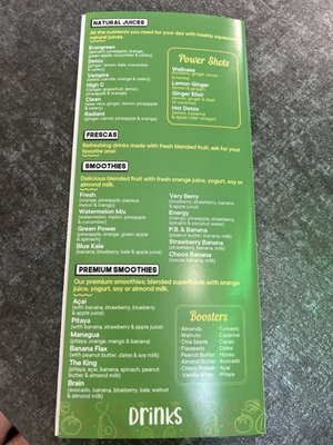 Menu photo 1 Freshería La Mesa, CA Menu photo 1 Freshería La Mesa, CA