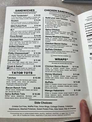 Menu photo 1 Pizza Place Center Point, IA