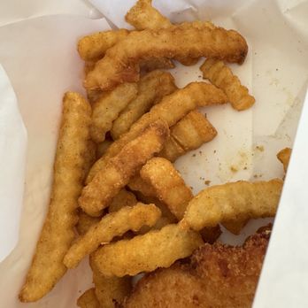 Chickii - Sweet heat seasoning on the fries. (You can get them unseasoned if you want) - Chicken Shop Near Me - Glendale, Arizona