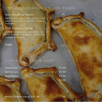 Maestro's Empanadas - Menu - Food Delivery Services Near Me - Edmonton, Alberta Maestro's Empanadas - Menu - Food Delivery Services Near Me - Edmonton, Alberta
