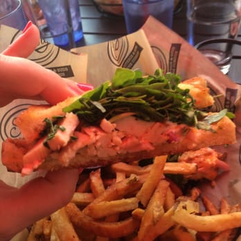 Swig - Shoot...I forget what it was called, but it had arugula, a homemade sauce and fries. Yum! - Bars Near Me - Perrysburg, Ohio Swig - Shoot...I forget what it was called, but it had arugula, a homemade sauce and fries. Yum! - Bars Near Me - Perrysburg, Ohio