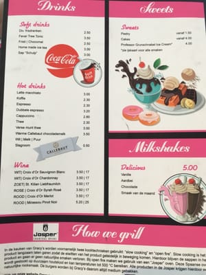 Menu photo 2 Gracy's Rotterdam, ZH Menu photo 2 Gracy's Rotterdam, ZH