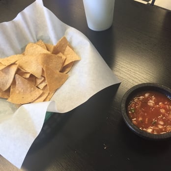Los Cabos Tacos - Free chips and salsa while you wait for your food! - Seafood Near Me - Riverside, California