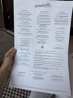 Menu photo 2 Annabelle Brasserie Houston, TX Menu photo 2 Annabelle Brasserie Houston, TX