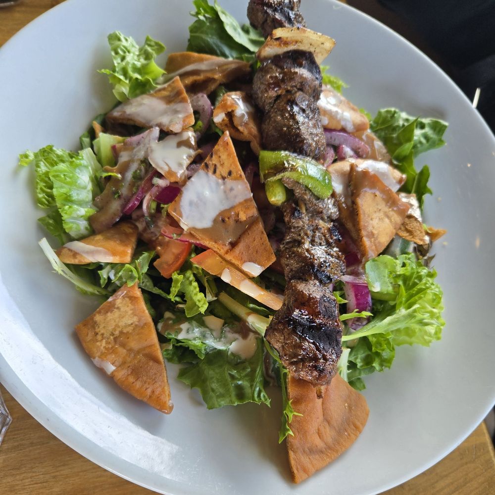Rosine's Mediterranean Cafe - Lamb salad - Mediterranean Near Me - Anaheim, California Rosine's Mediterranean Cafe - Lamb salad - Mediterranean Near Me - Anaheim, California