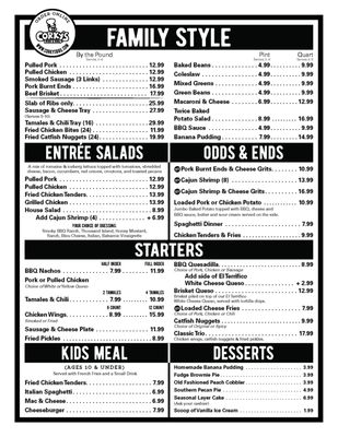 Menu photo 2 Corky's Ribs & BBQ Olive Branch, MS Menu photo 2 Corky's Ribs & BBQ Olive Branch, MS