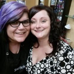 SmartStyle - My new hair, I'm on the right!