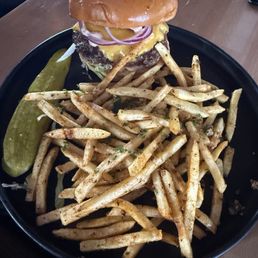 Classic Cheeseburger and Fries