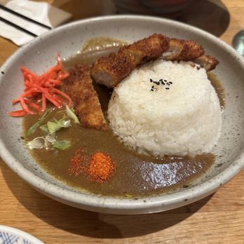 Tendon Kohaku - Tonkatsu Curry. - Japanese Near Me - Vancouver, British Columbia Tendon Kohaku - Tonkatsu Curry. - Japanese Near Me - Vancouver, British Columbia