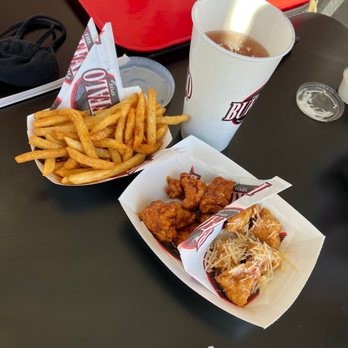 The Buffalo Spot - Pico Rivera - 10 piece boneless wings and a medium combo - Chicken Wings Near Me - Pico Rivera, California