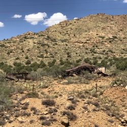 Cerbat Historical Marker - Abandoned structure