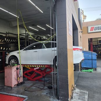 American Tire Depot - Getting a flat tire fixed. Awesome service very friendly and fast. Definitely recommending them to friends and family. - Tires Near Me - Burbank, California