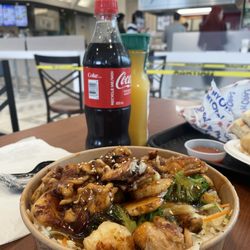 Edo Japan - Edo chicken and shrimp bowl.