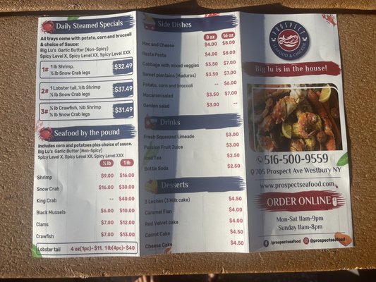 Menu photo 4 Prospect Seafood and Chicken Westbury, NY