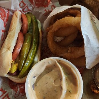 Devil Dawgs-Gold Coast - Chicago Dog, Bag "O" Rings and Awesome Sauce. - Hot Dogs Near Me - Chicago, Illinois