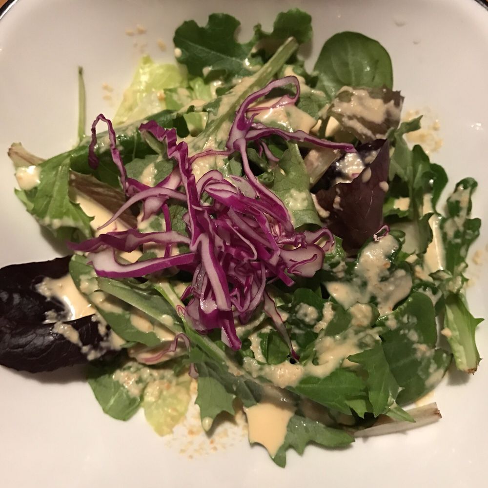 Kinta Sushi - Salad that comes with a Special Roll - Sushi Bars Near Me - Carol Stream, Illinois Kinta Sushi - Salad that comes with a Special Roll - Sushi Bars Near Me - Carol Stream, Illinois