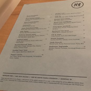 Henrietta Red - Menú Nov 2020 - New American Near Me - Nashville, Tennessee Henrietta Red - Menú Nov 2020 - New American Near Me - Nashville, Tennessee