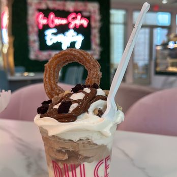 Dulce - Churro Sundae - Ice Cream & Frozen Yogurt Near Me - Mount Pleasant, South Carolina Dulce - Churro Sundae - Ice Cream & Frozen Yogurt Near Me - Mount Pleasant, South Carolina
