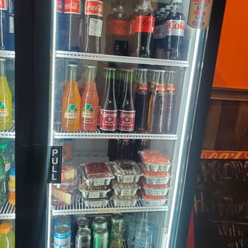 Dogos Y Tacos El Gordo - Fridge with drinks - Tacos Near Me - Mesa, Arizona