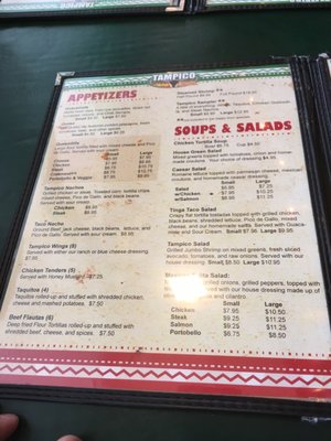 Menu photo 4 Tampico Grill Laurel, MD