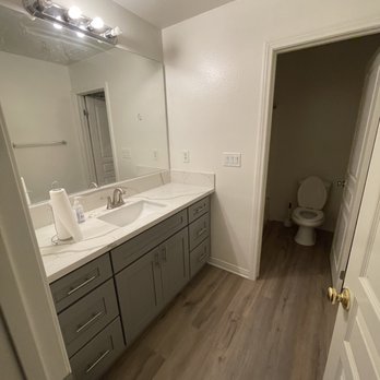 Cova Construction - bathroom vanity and flooring - General Contractors Near Me - Corona, California