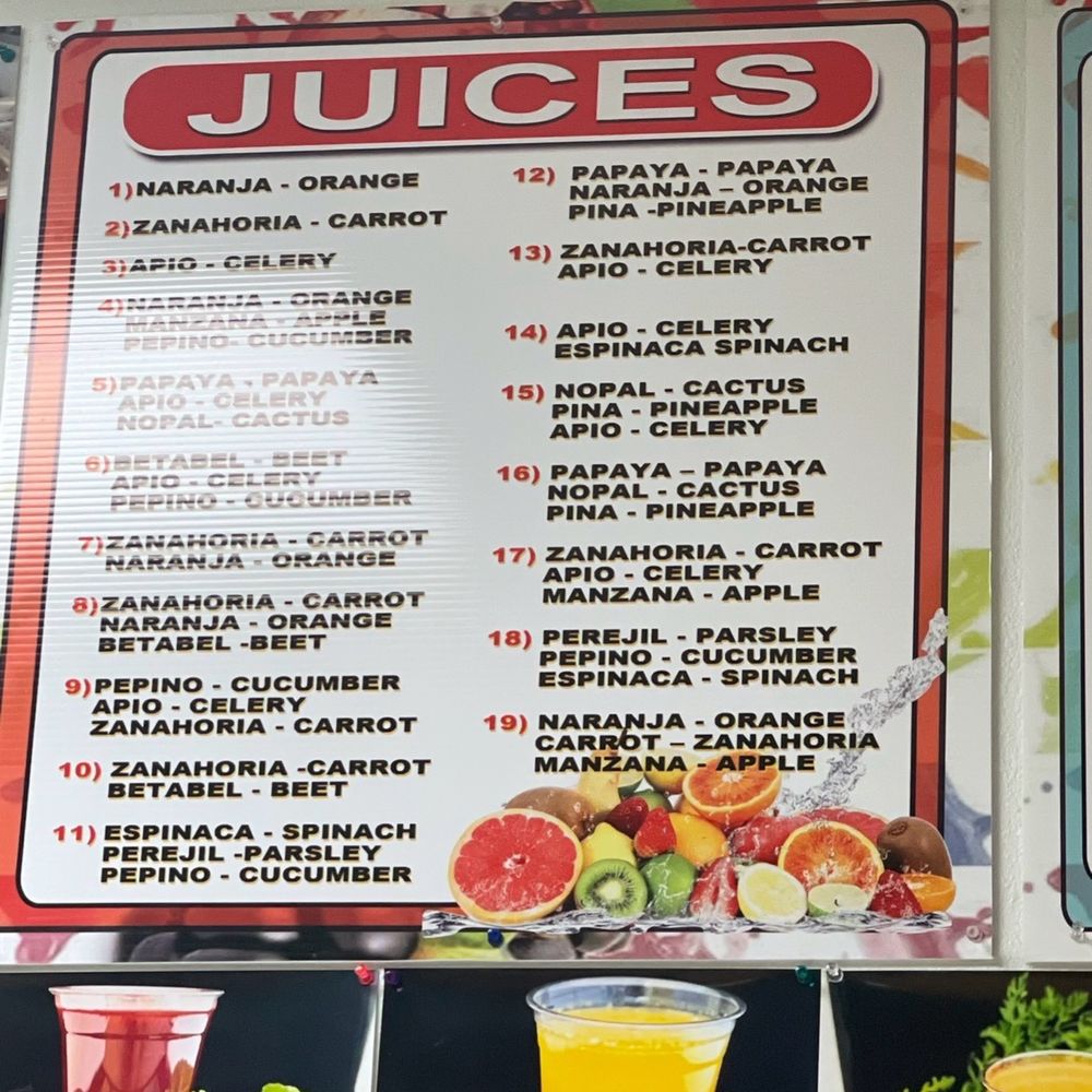 Natural veggie & fruit juices Natural veggie & fruit juices