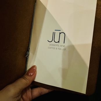 Jun - Dessert and after dinner drink menu - New American Near Me - Houston, Texas